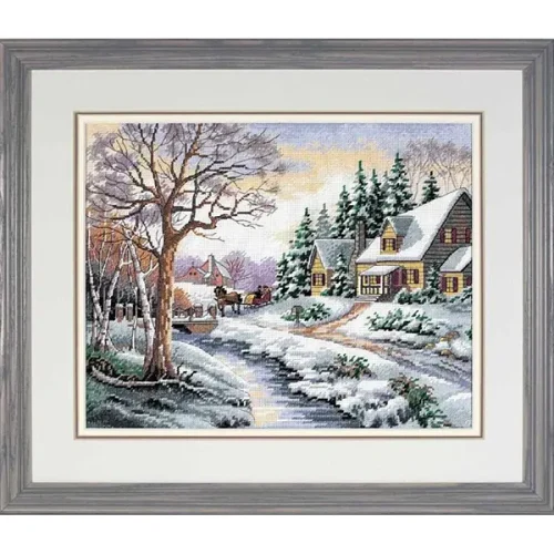 Dimensions cross stitch 13691 Winter Outing