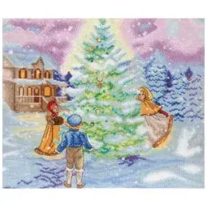 Alisena cross stitch kit 9002 The Christmas tree