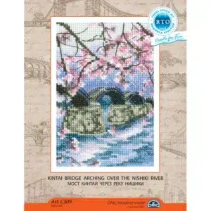 RTO cross stitch kit C309 Kintai bridge arching over the Nishiki river