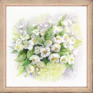 RIOLIS cross stitch kit 1467 Watercolor Jasmine