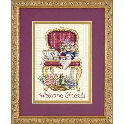 Dimensions cross stitch 6954 Teatime Welcome